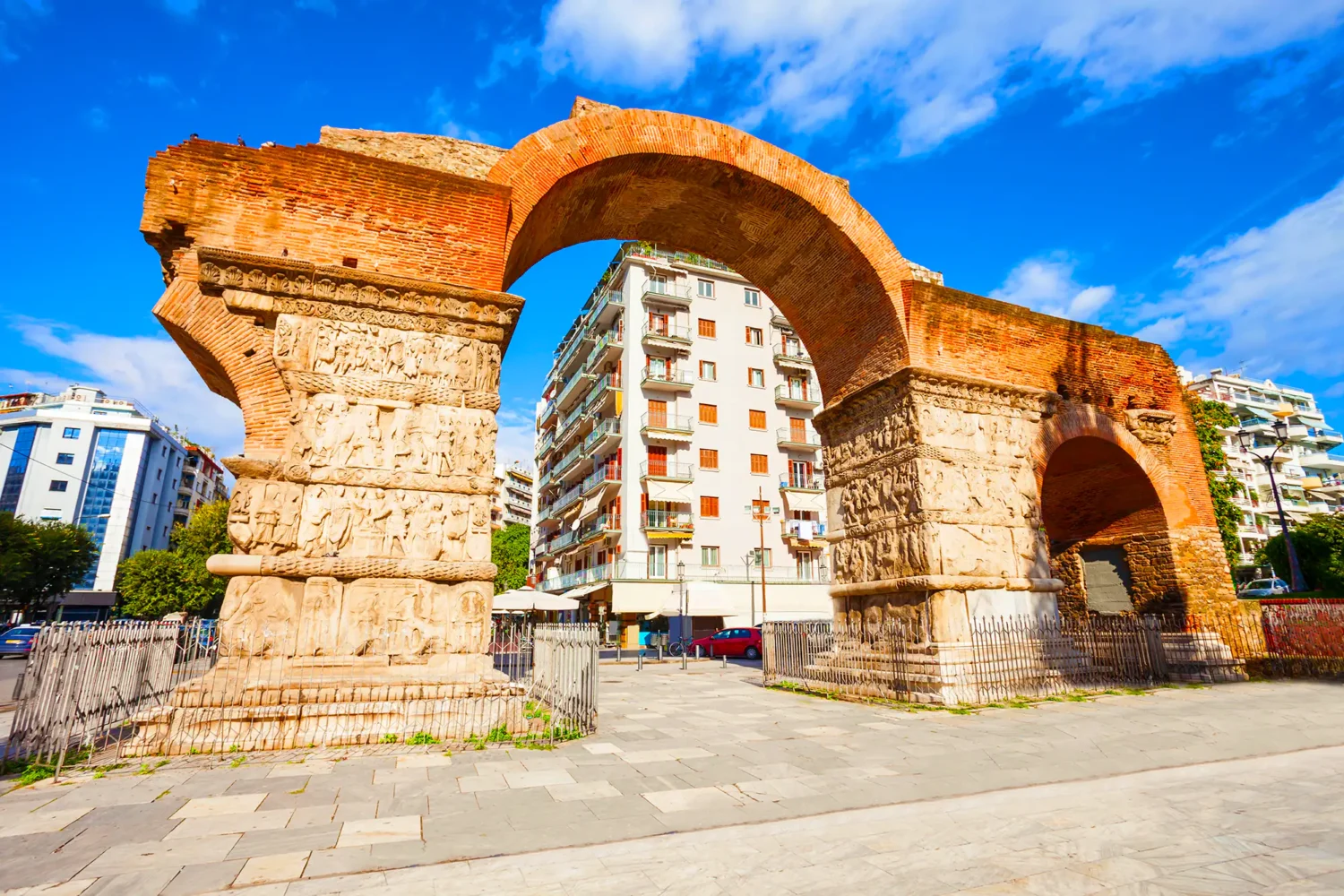 Arch of Galerius in Thessaloniki, Greece, Unesco Heritage Site